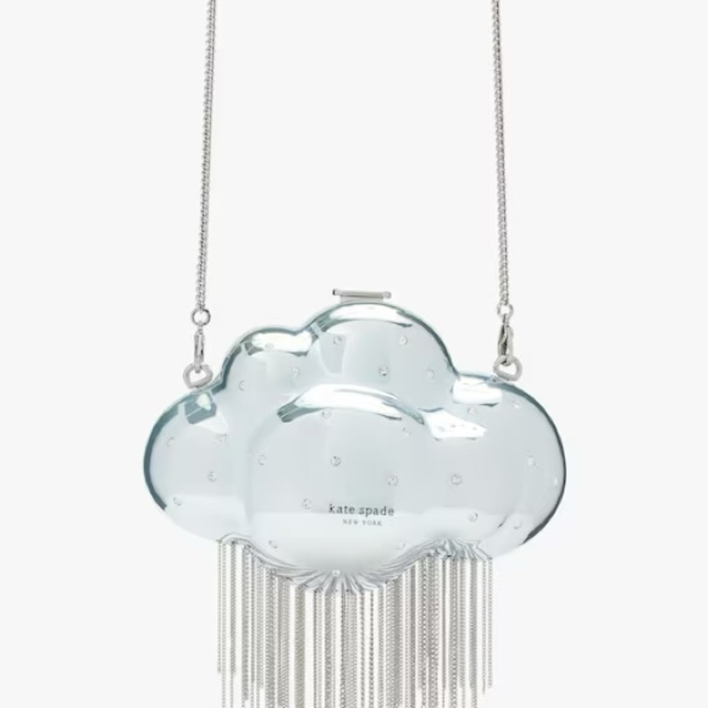 NWT! Kate Spade Shade Crystal Embellished 3d Cloud Crossbody